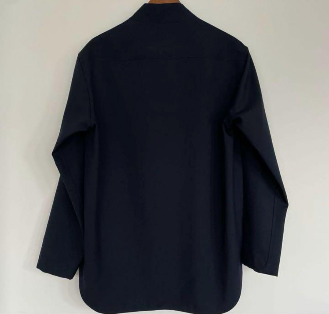 jilsander ジルサンダー ノーカラー　シャツジャケット