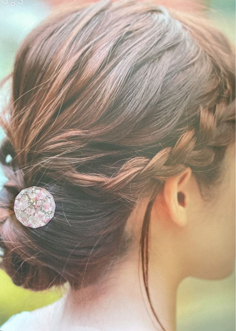 あやぽん✿12日よりプロフにお知らせあり フラワーハンドメイドヘアゴム47