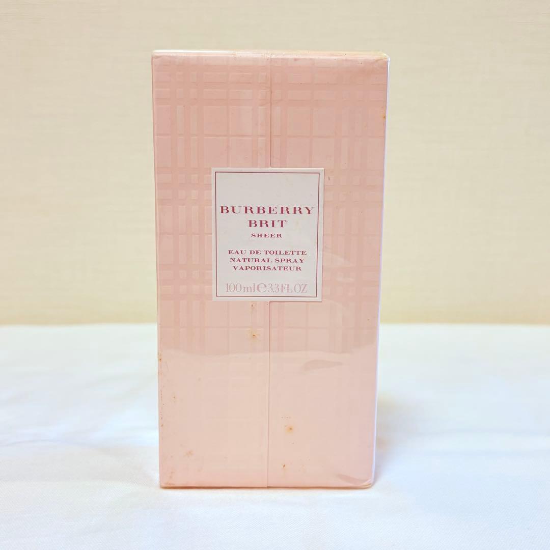 新品未開封　バーバリー　ブリット　シアー　オードトワレ　香水　100ml