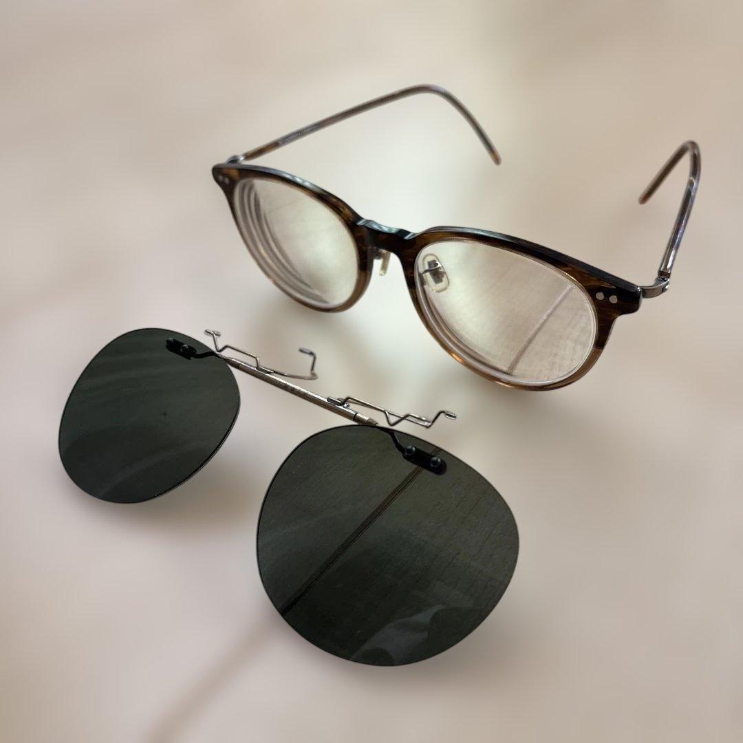 金子眼鏡 KJ-05 BRH 跳ね上げ式サングラス KANEKO OPTICAL