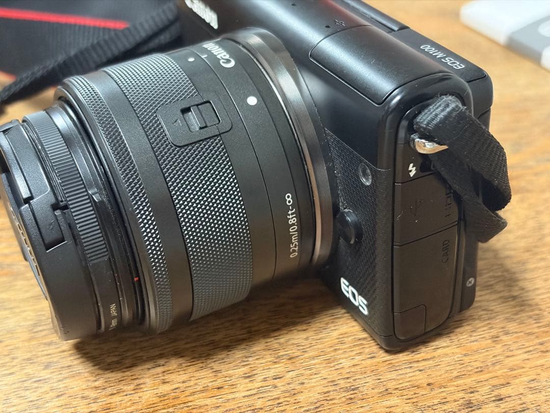 【ジャンク品】Canon EOS M100 EF-M15-45 レンズキット