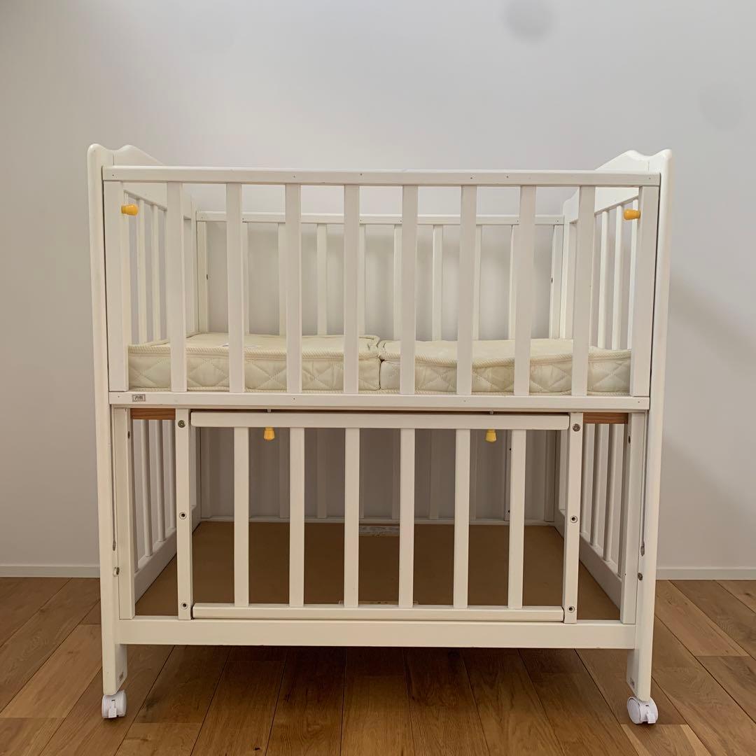 カトージ　ミニベッド(専用マット・取扱説明書付き)