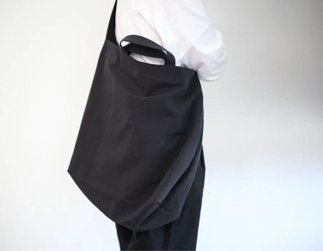 バッグ Kontor / brushed cotton big tote bag