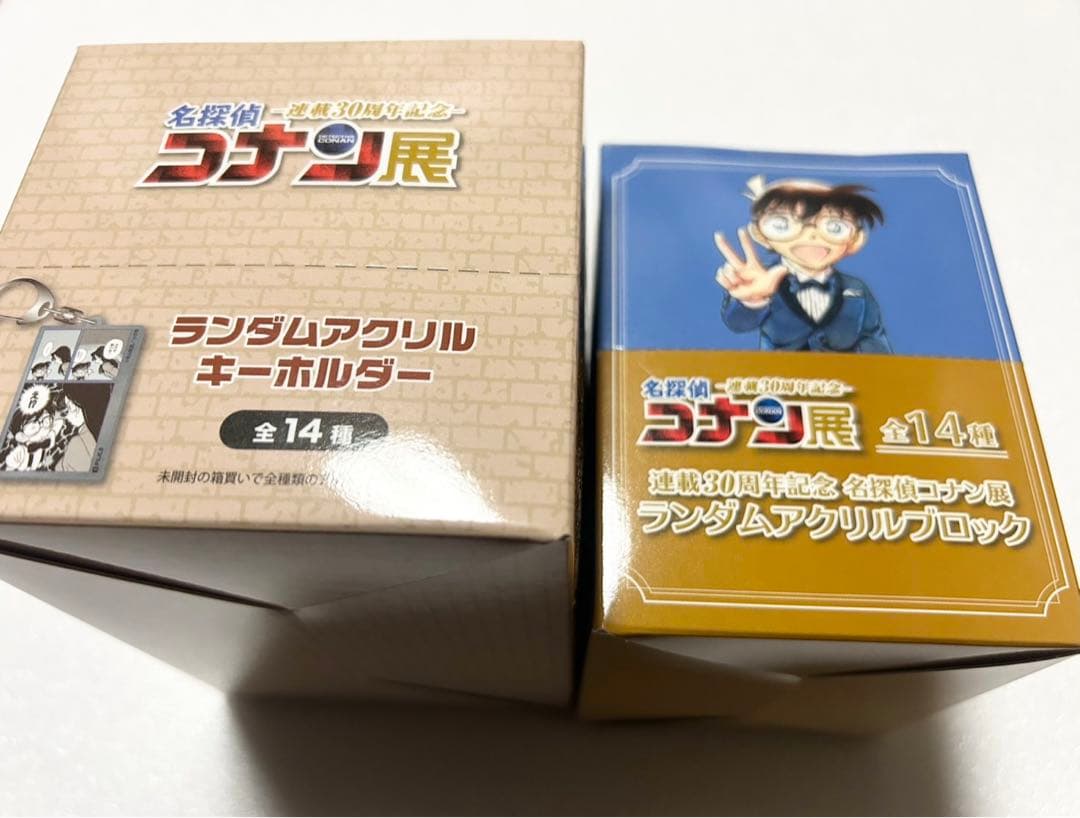 名探偵コナン連載30周年記念コナン展ランダムアクリルキーホルダーアクリルブロック