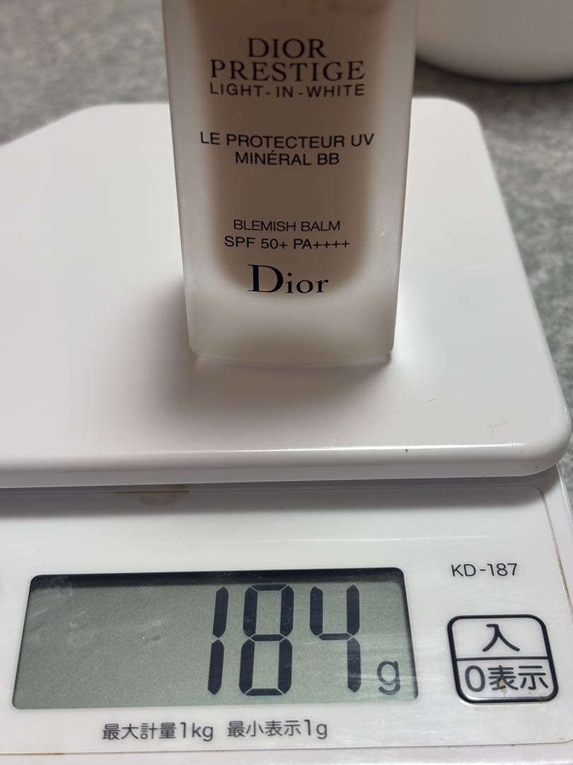 ディオール　ホワイトルプロテクター　UV プレステージbb 00