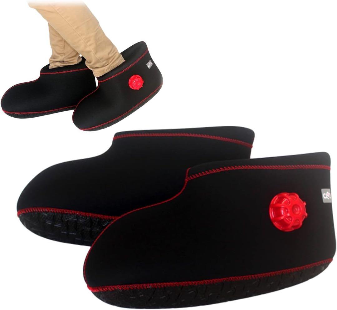 やわらか 湯たんぽ 足用 Mサイズ　クロッツ 履く湯たんぽ