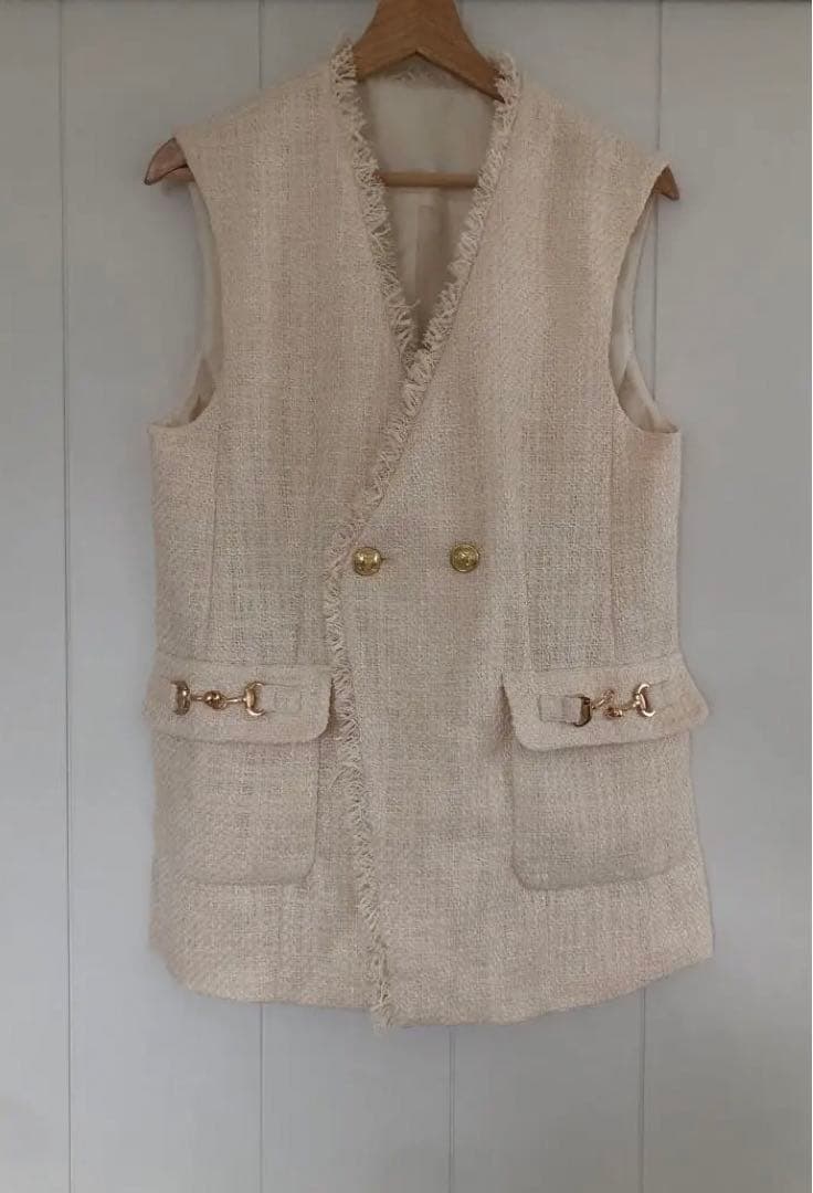 grace continental ルーズツイードジレジャケット