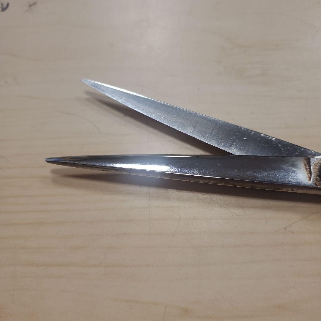 中古、理容師ハサミ。天洋パトス7インチ