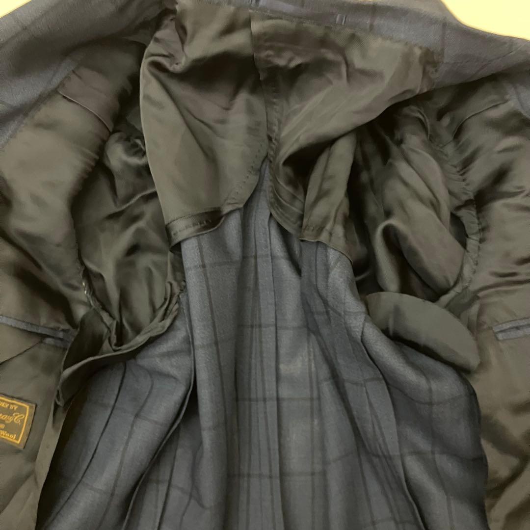 ✨未使用級✨SHIPS ロロピアーナ　テーラード　ウィンドペン　ネイビー　高級