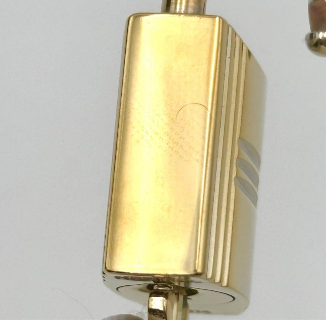 HERMES エルメス カデナ　24Kメッキ　No.114　114番　鍵付き