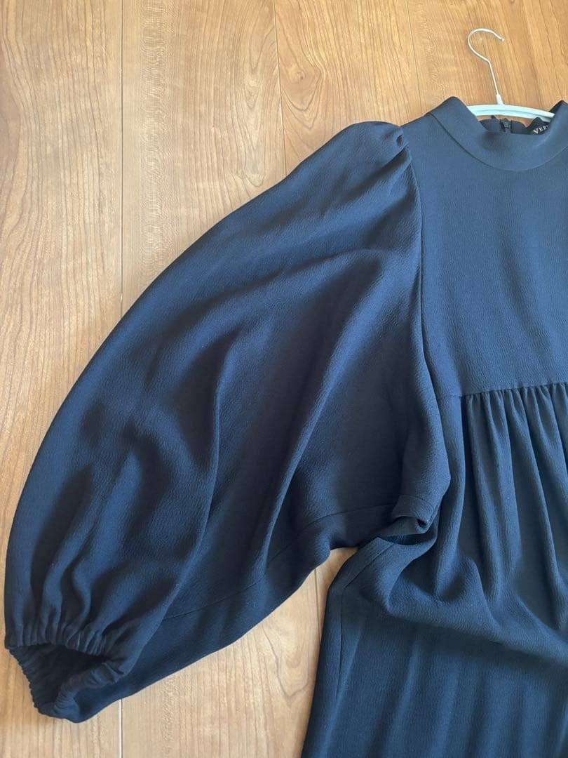 vermail par iena アセテートバックサテンジョーゼットワンピース