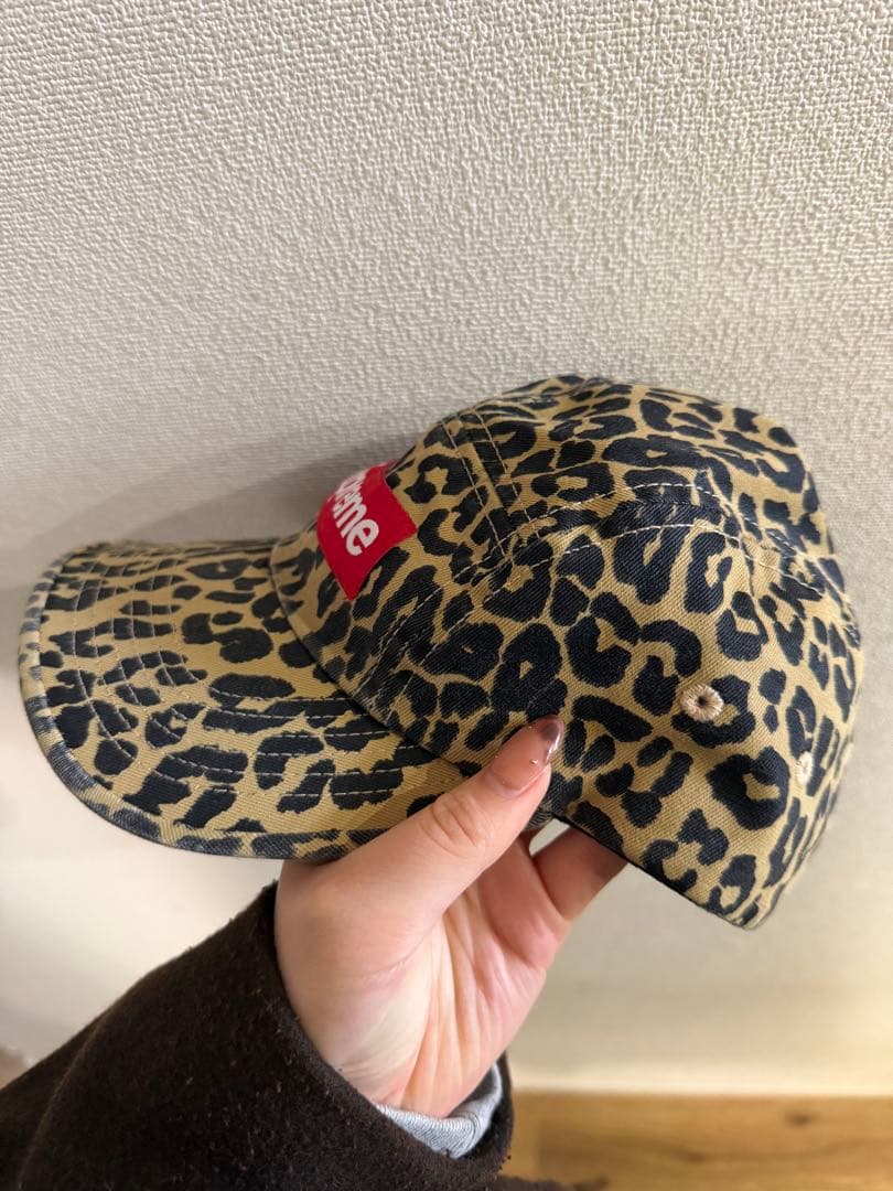 帽子 Supreme leopard 23fw