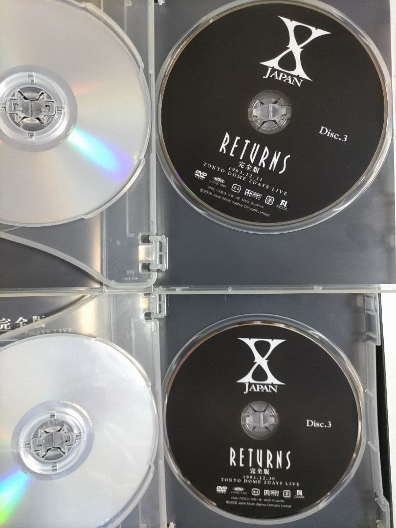 XJapan RETURNS 完全版　DVD-BOX（初回限定生産）