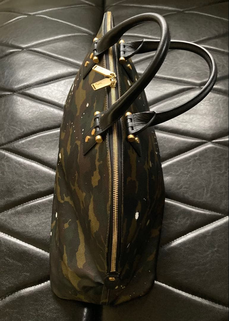 【おまけ付】GENTILBANDIT ジャンディバンティ 迷彩柄 ボストンバック