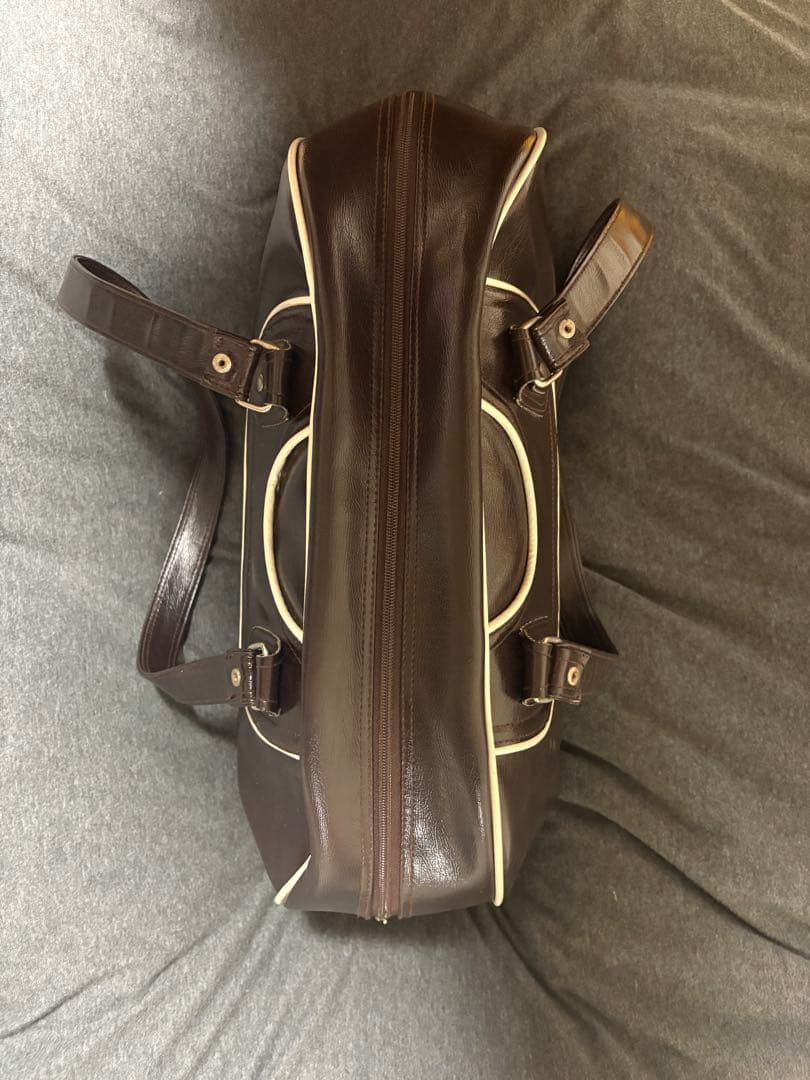 adidas90's ボストンバッグ ブラウン　茶色　ヴィンテージ　90年代