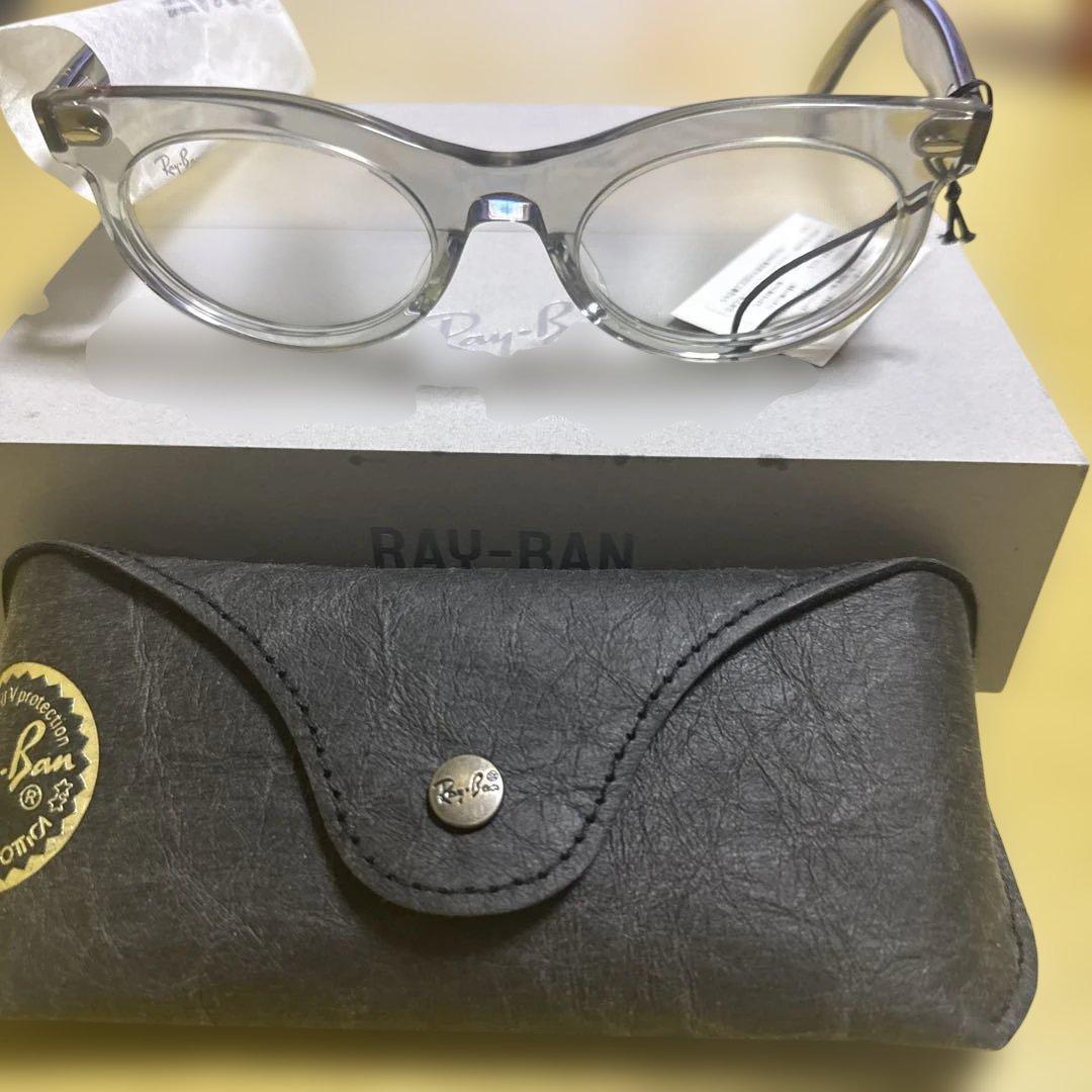 Ray-Ban クリアサングラス ケース付き