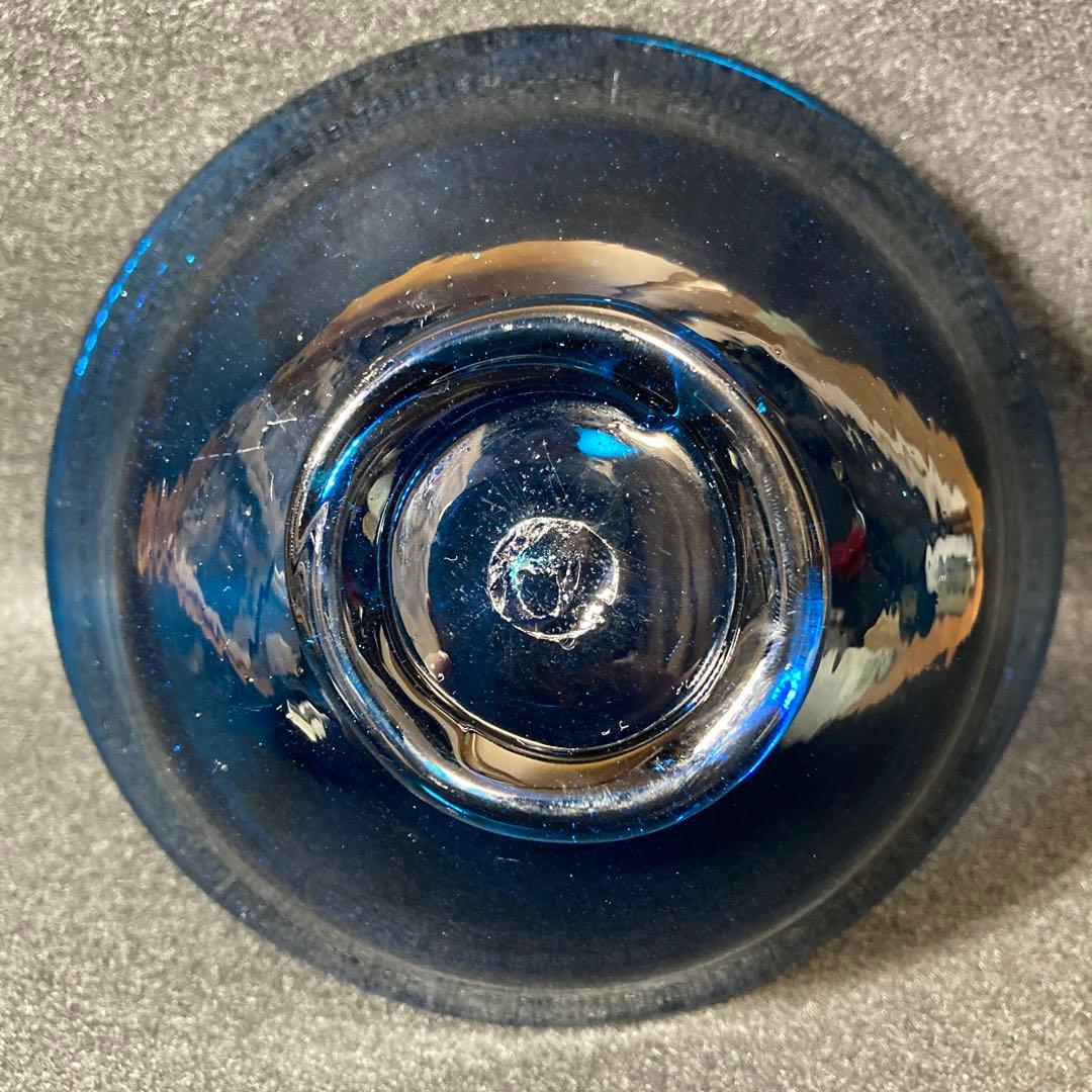 倉敷ガラス 小谷眞三 小谷真三 茶碗 吹きガラス 気泡