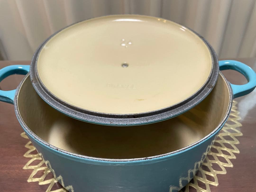 Le Creuset ルクルーゼ 両手鍋 24cm カリビアンブルー
