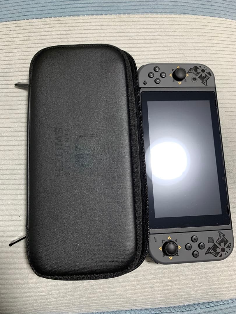 Nintendo Switch 本体+ジョイコンホルダー+ケース+大神絶景版