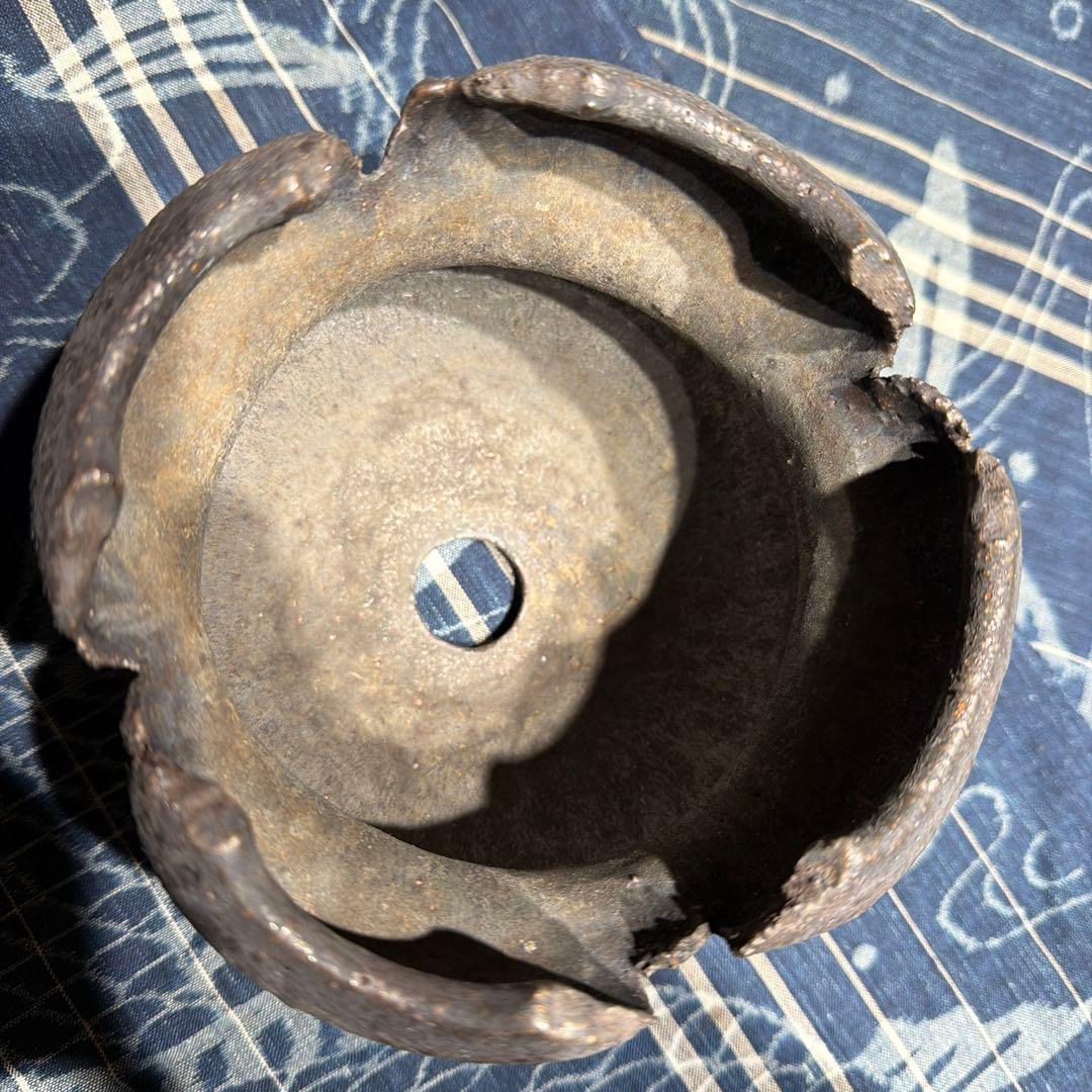 細川政己　植木鉢　中古