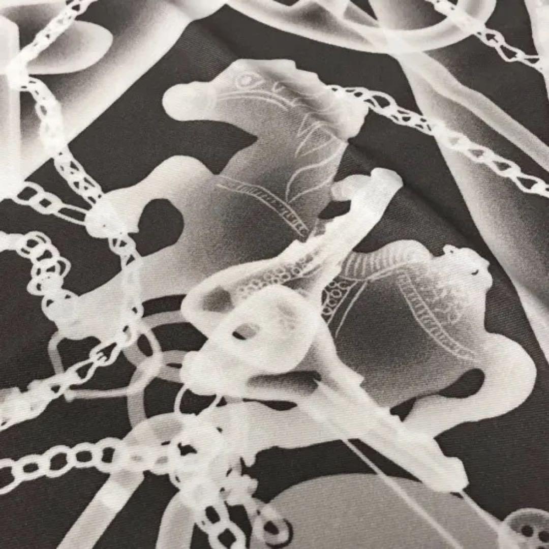 HERMESエルメス シルク カレ65 PLEASE CHECK IN スカーフ