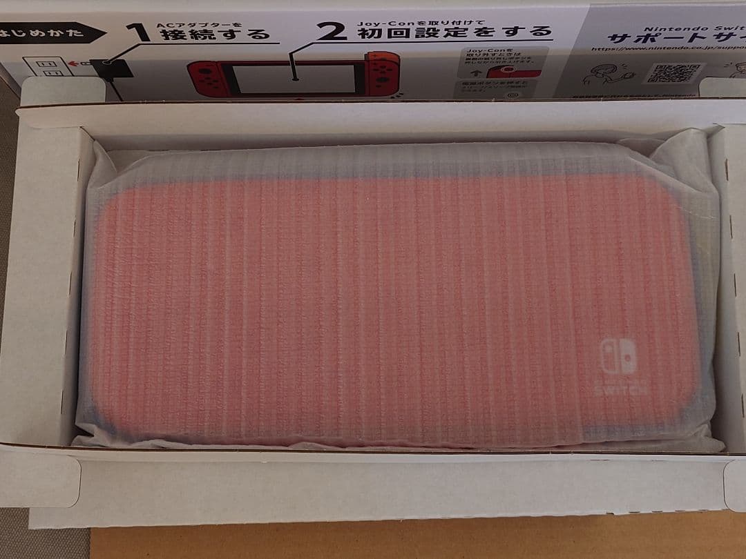 【美品】Nintendo Switch本体 マリオレッド×ブルー セット