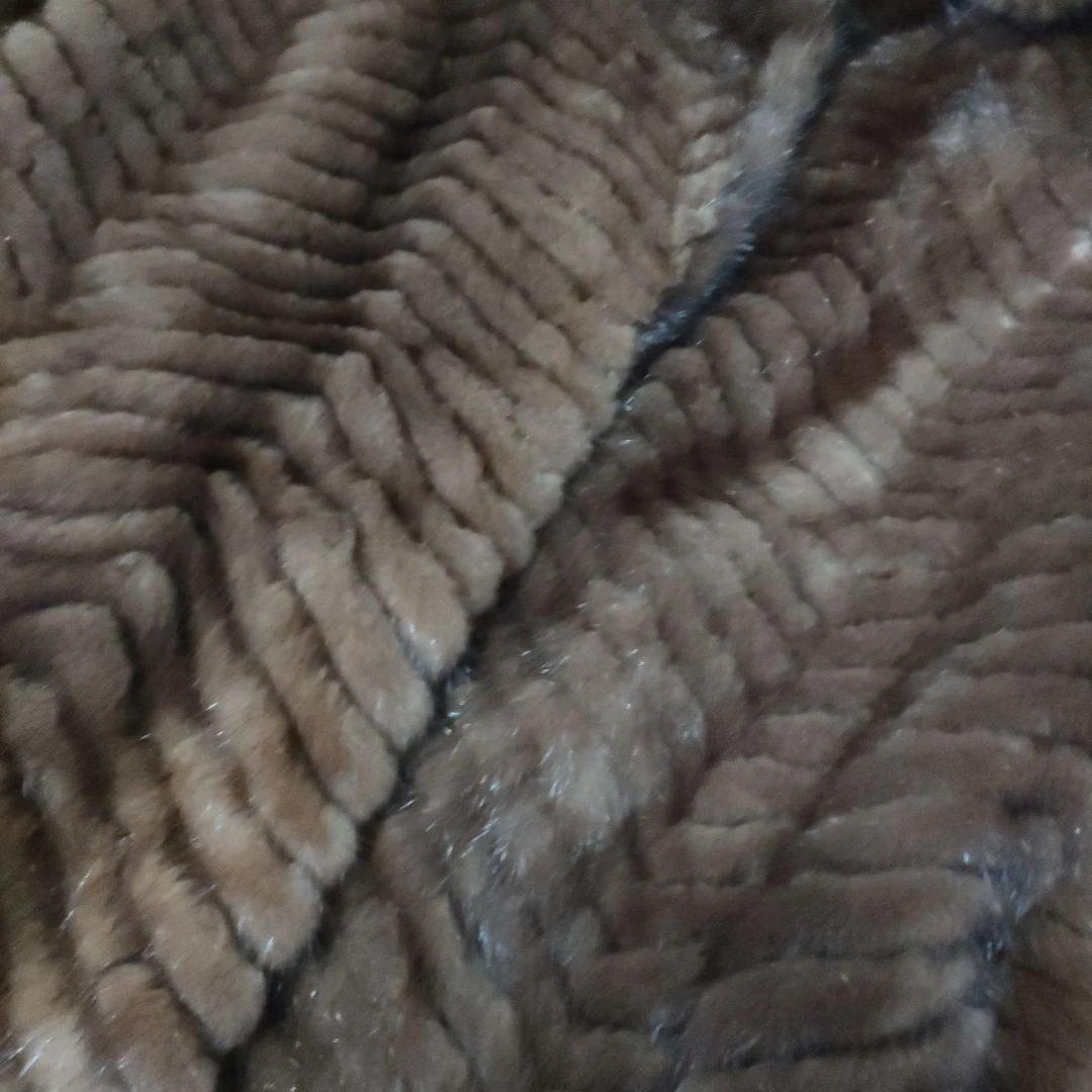 3 超美品　エンバ　EMBA 毛皮　ファーコート　ダークミンク