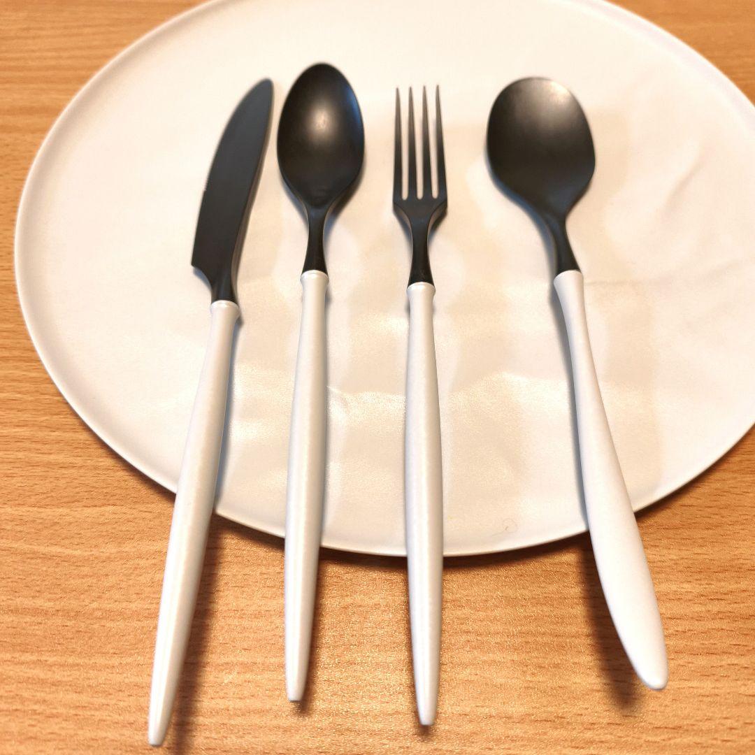 新品ARASエイラス　スプーン、フォーク、ナイフ、カレースプーンの4点セット×3