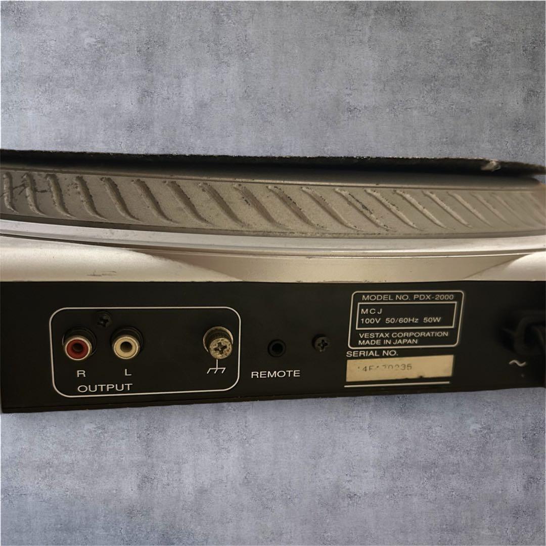 Vestax PDX-2000 ターンテーブル　台足故障あり