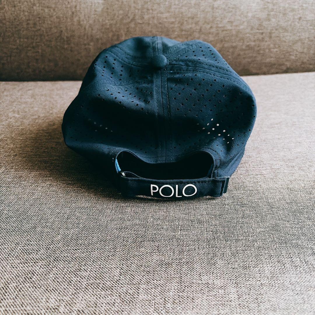 POLO ラルフローレン　AO 2025 ネイビーキャップ 通気性メッシュ