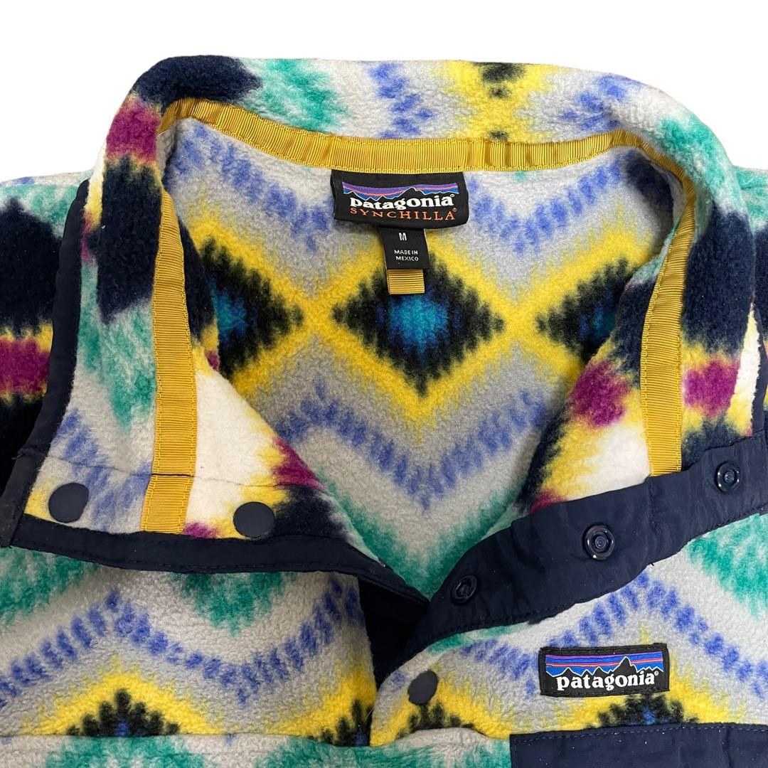 で*ろ様 パタゴニア　Patagonia シンチラスナップT 総柄