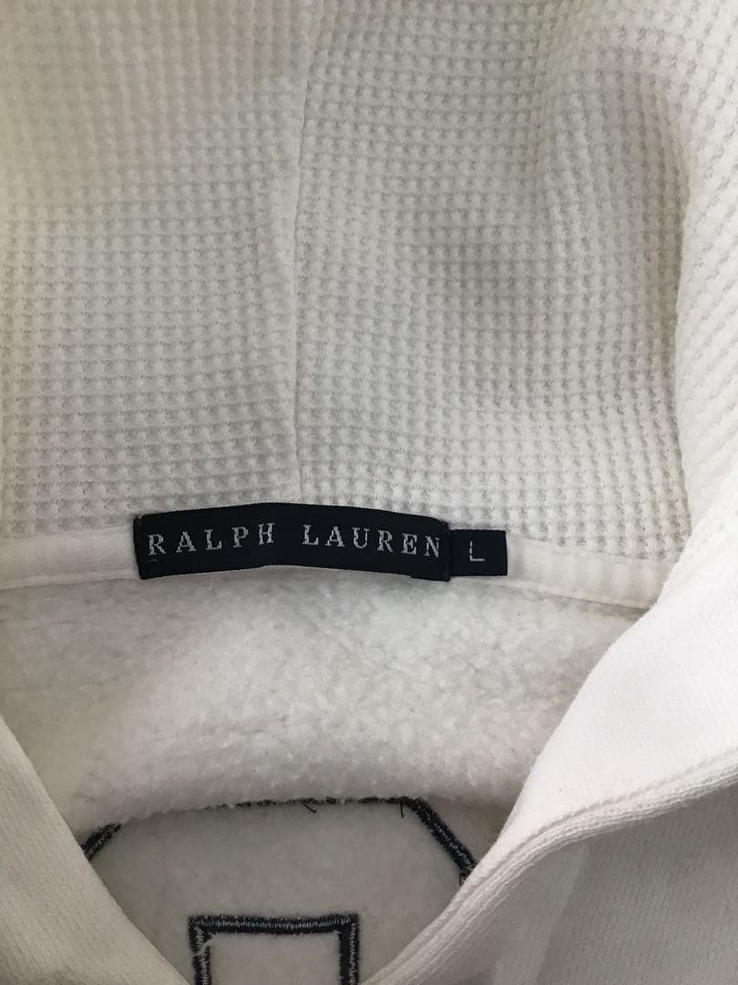 ★ラルフローレン★Y2K ビッグポニー パーカー ホワイト アメリカ