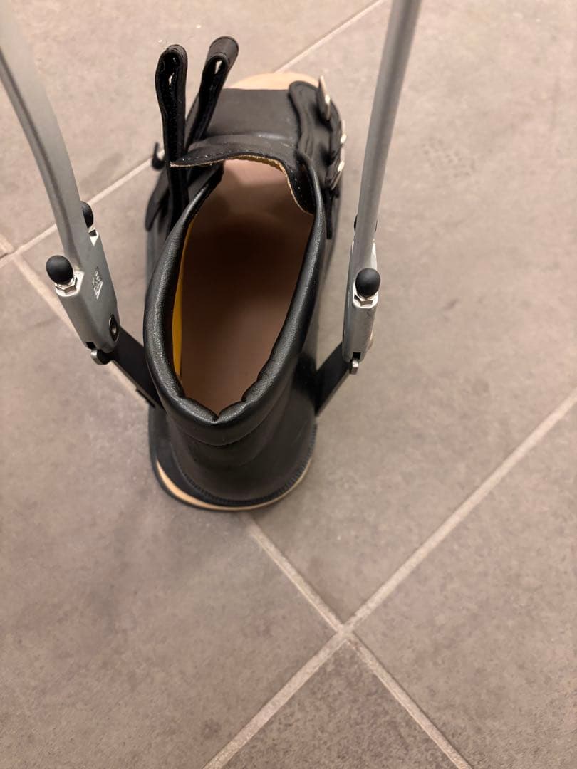 足首固定具付き装具　黒　27cm