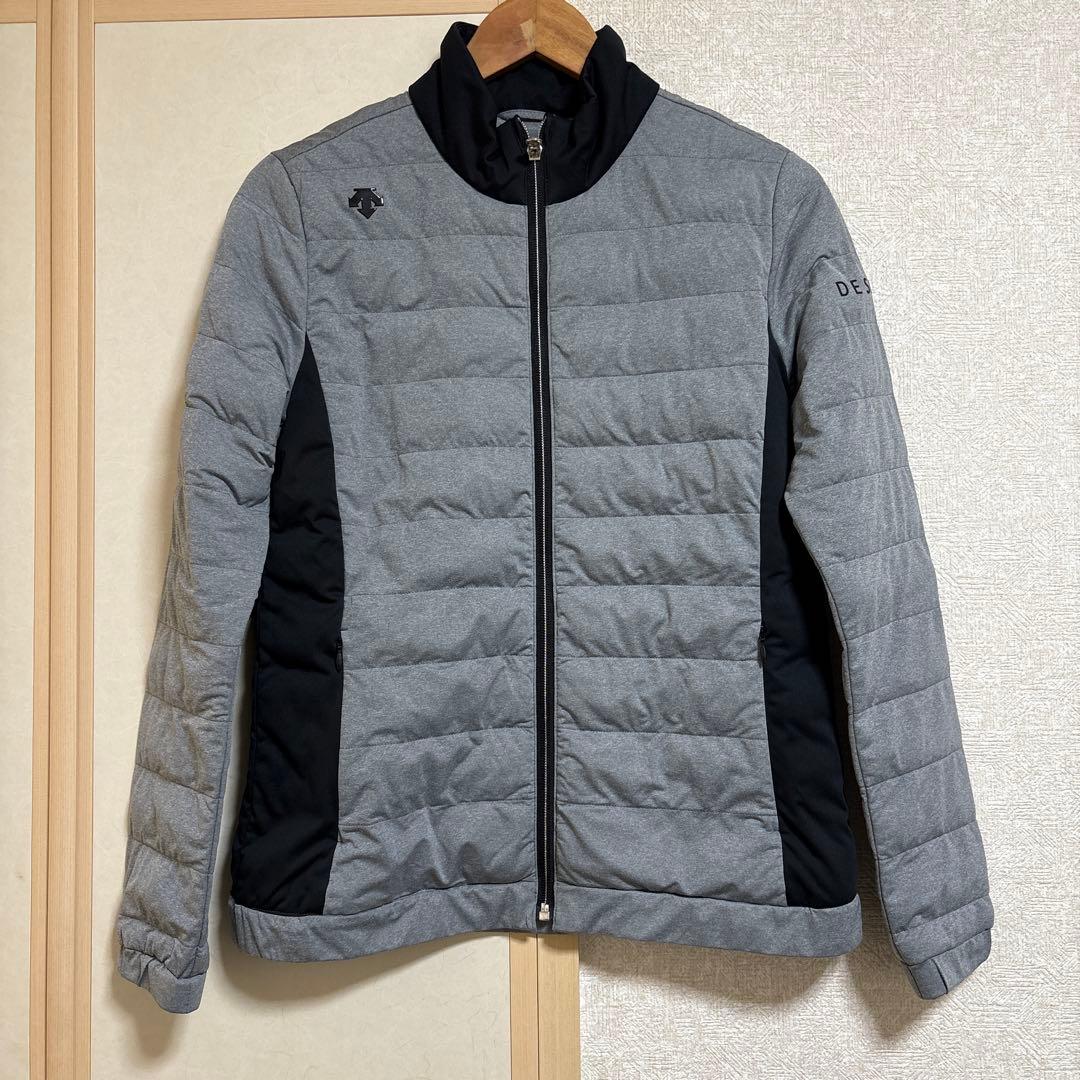 デサント　ゴルフ　中綿　ジャケット　ダウンスカート　2点セット　L グレー黒