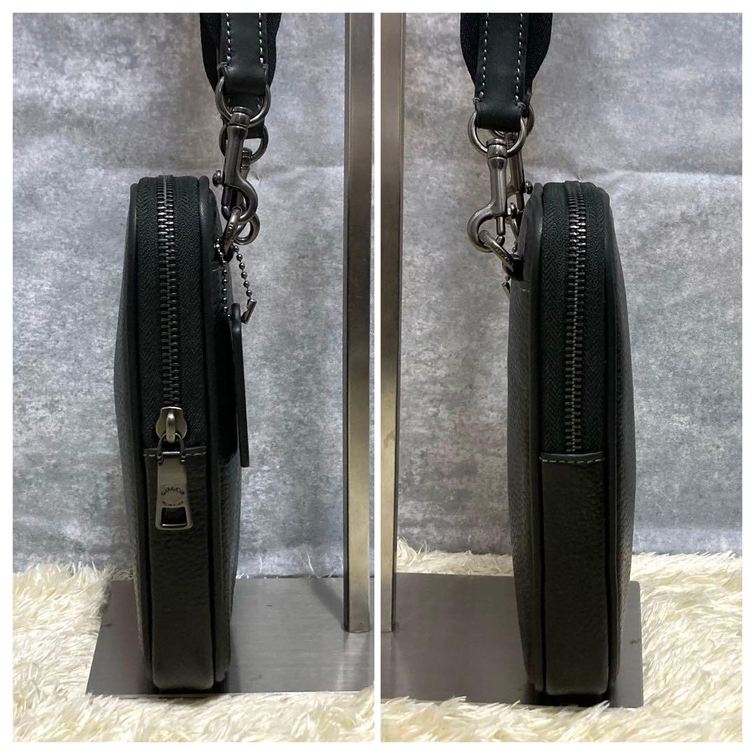 【極美品】COACH コーチ エイデン ショルダーバッグ レザー ブラック