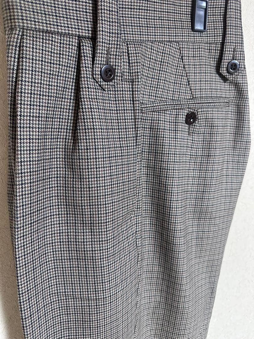 TANGENT HENRY ウォッシャブルウールトラウザース