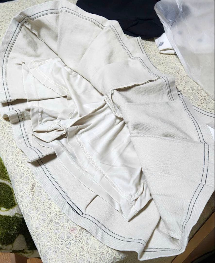 ANDMARY Kika button mini skirt【サイズM】