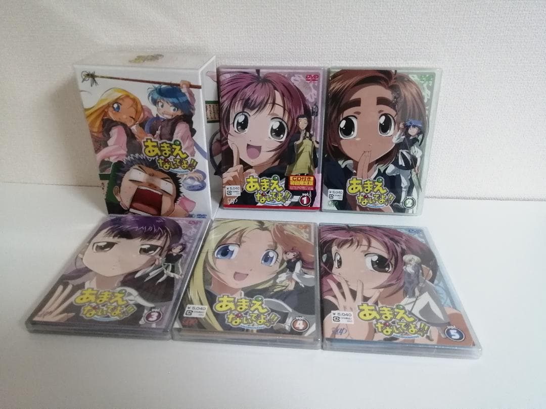 新品未開封＋ディスク未開封　あまえないでよっ!!　初回版　DVD 全5巻セット
