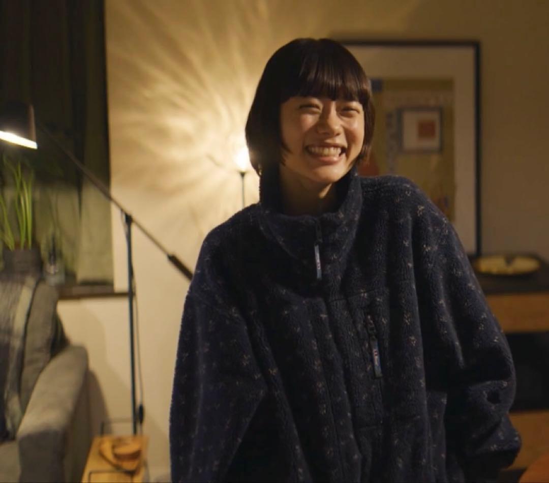 ほ*の様 杉咲花 LL.Bean バーズアイ フリース 色違い 着用 冬のなんか