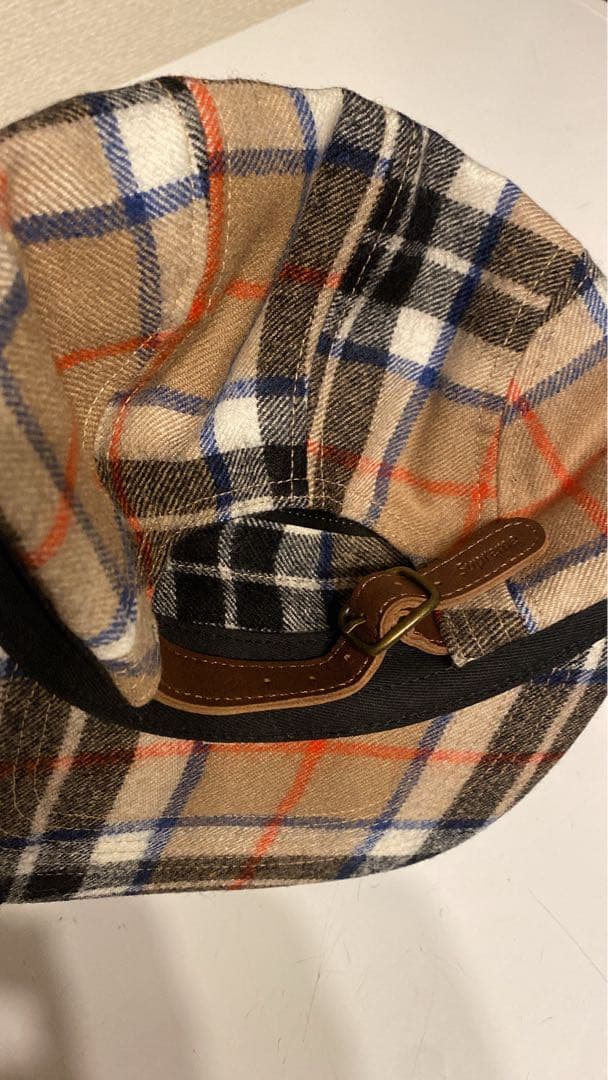 Supreme Burberry柄キャップ