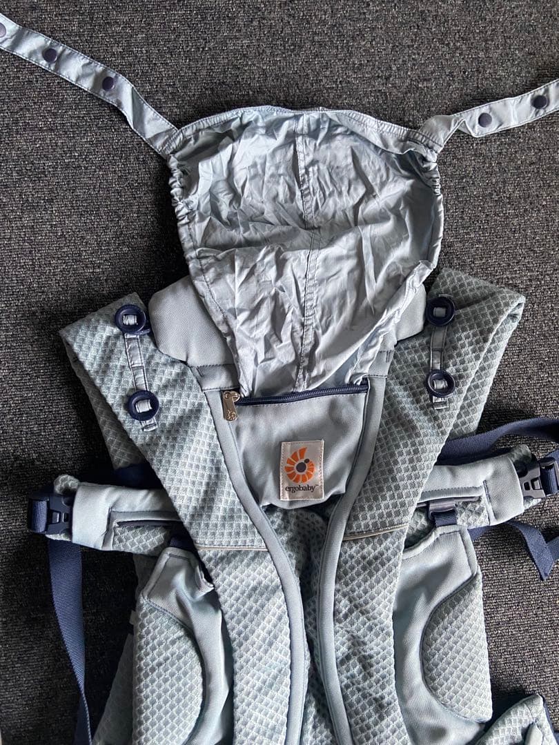 ergobaby OMNI breeze 抱っこひも スレートブルー