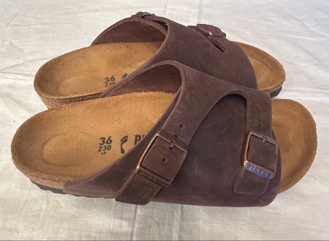 BIRKENSTOCK チューリッヒ　36 ビルケンシュトック　オイルドレザー