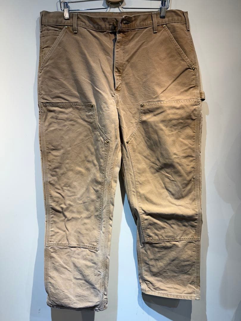 カーハート ダブルニー ペインターパンツ ダック W38L 30ダメージ