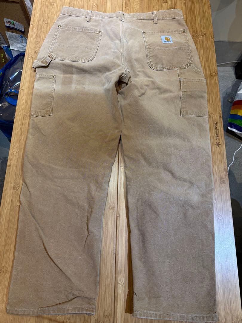 カーハート ダブルニー ペインターパンツ ダック W38L 30ダメージ