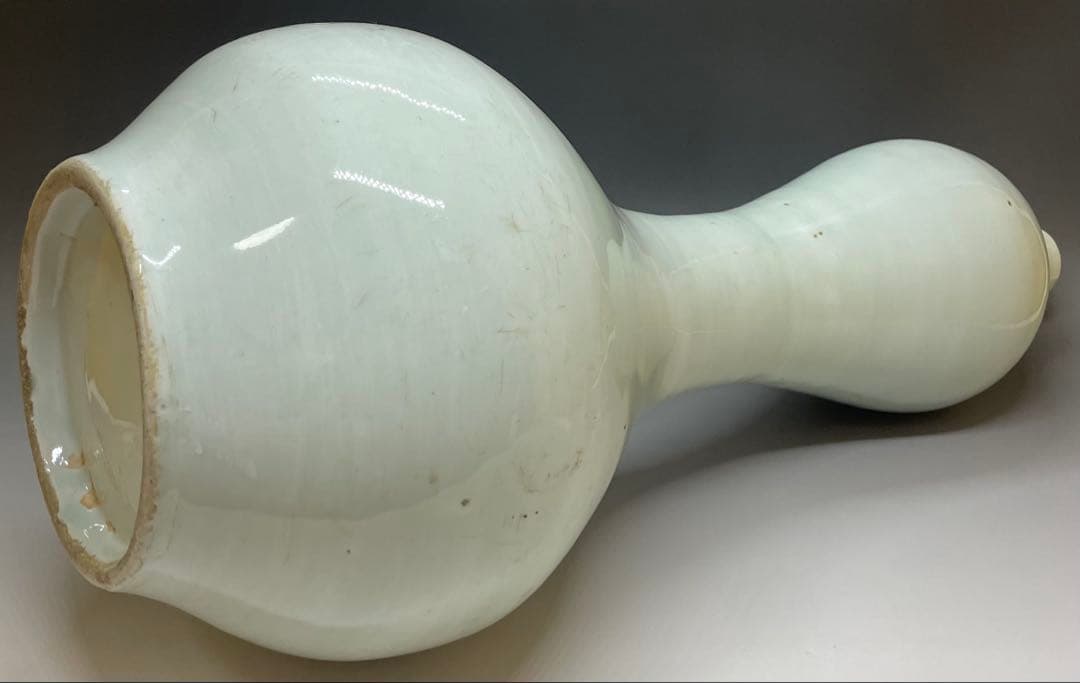 古伊万里　白磁　瓢箪　徳利　t.D831