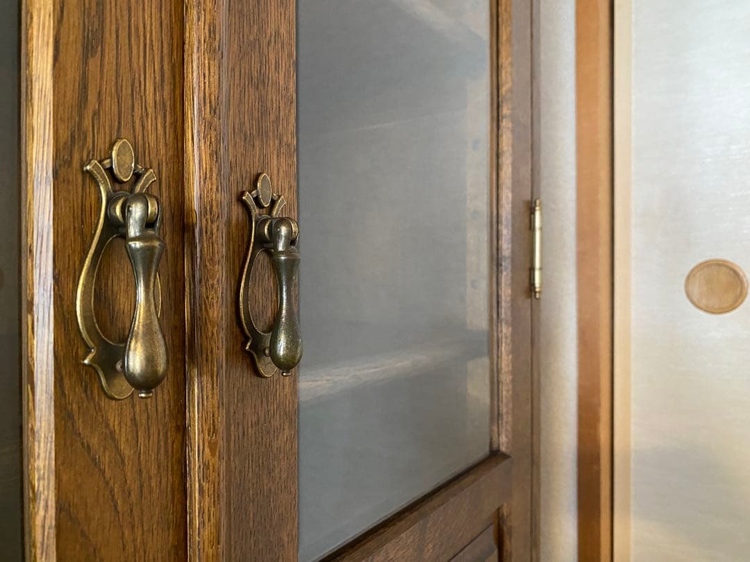 葉山ガーデン　書棚　キャビネット　葉山家具　クラシック