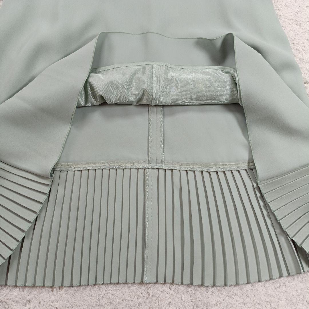 美品❤️フォクシーニューヨーク　後ろプリーツワンピース　ドレス　40