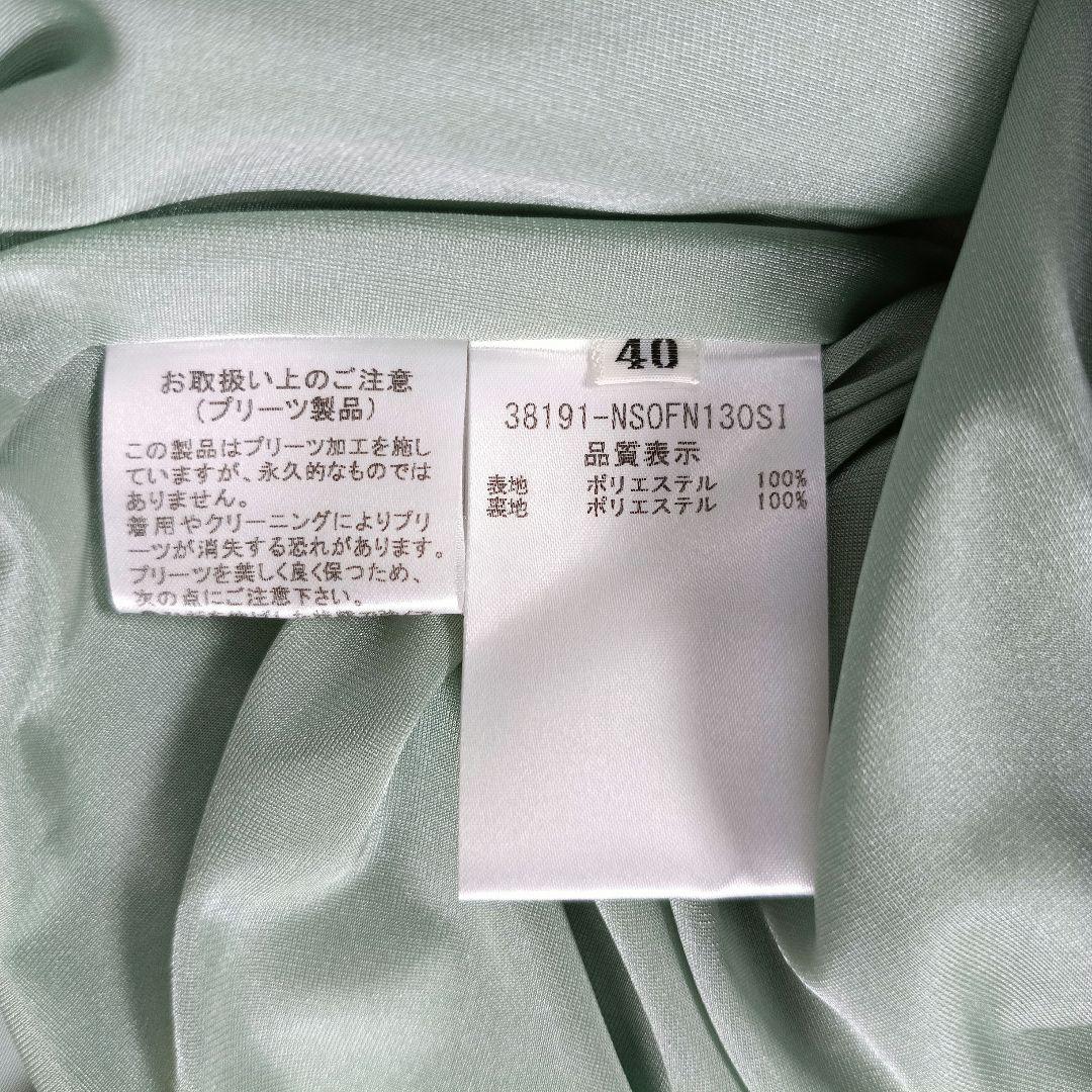 美品❤️フォクシーニューヨーク　後ろプリーツワンピース　ドレス　40