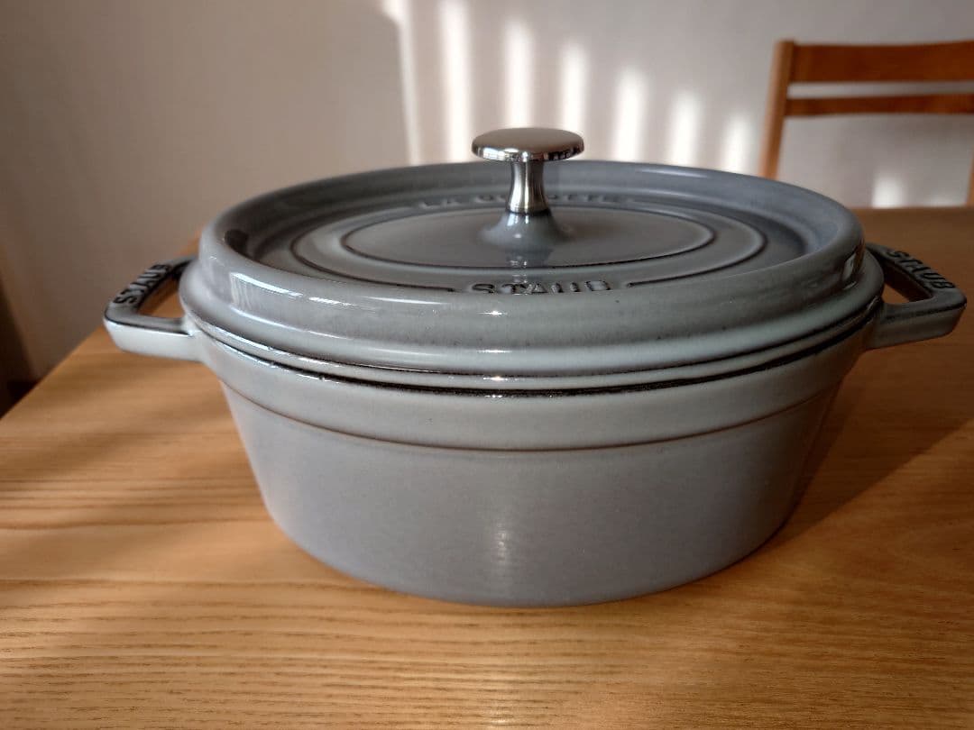 STAUB ピコ・ココット オーバル 23cm グレー