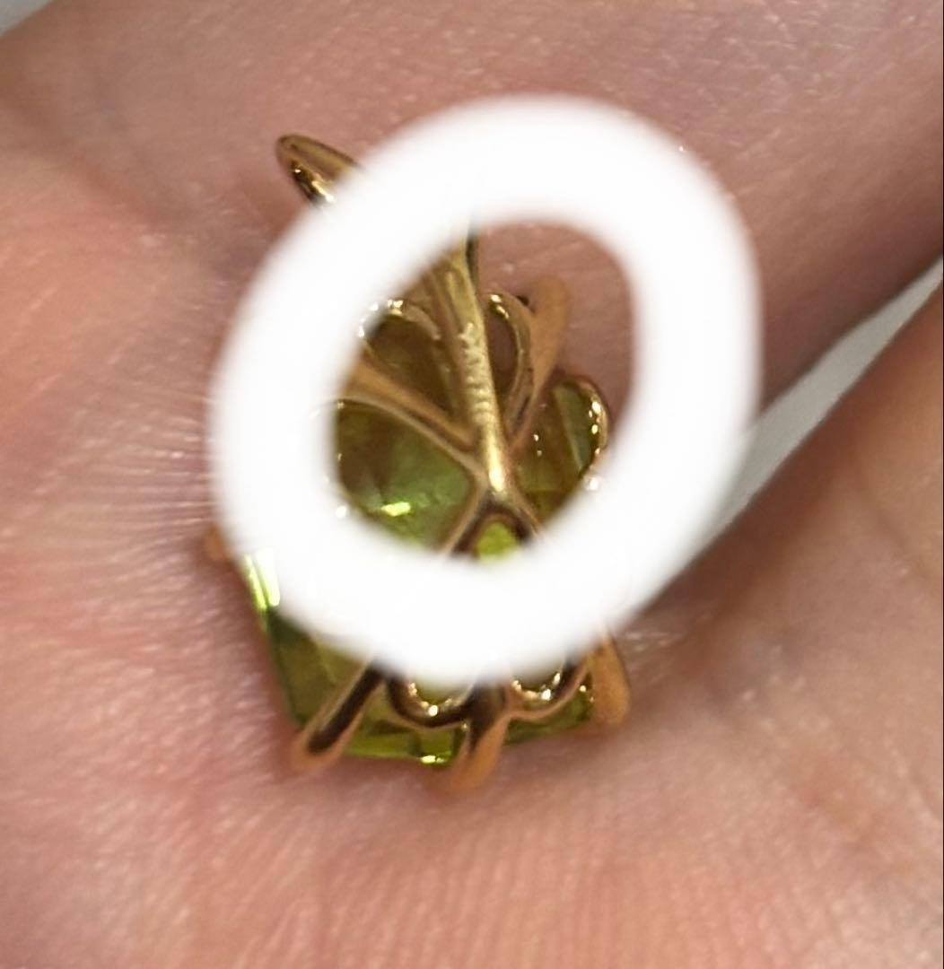 完売　お得！GSTV 18K ペリドットペンダントトップ